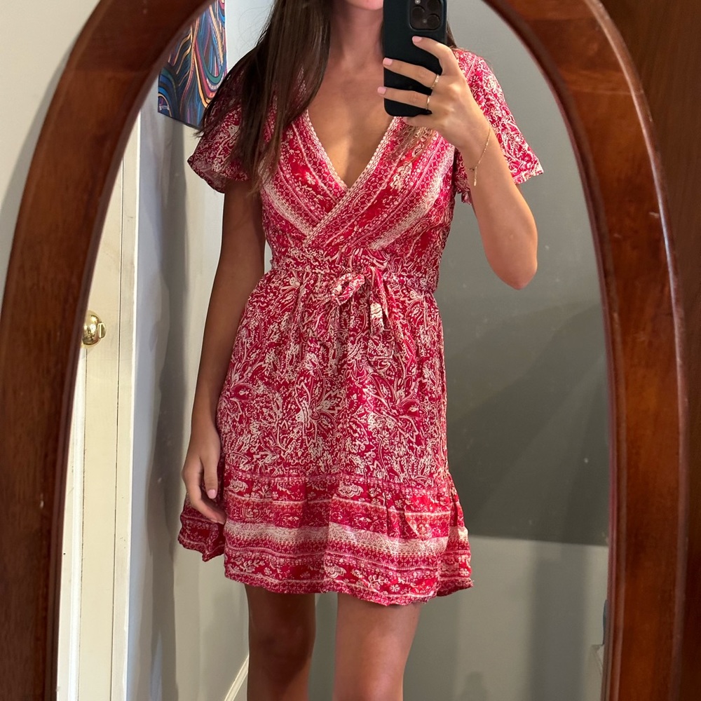 Summer dress Miami pink tie dress from Francesca’s